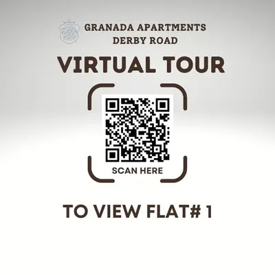 a poster for a virtual tour of vennille road with a puzzle at Granada Apartments Derby Road in Blackpool