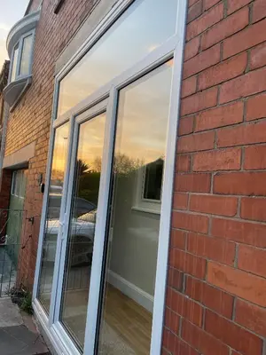 a window on the side of a brick building at Avondale, Lytham - Unique and luxury apartment in the heart of Lytham in Lytham St Annes
