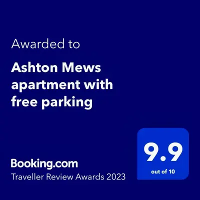 a blue screen with the text emailed to action news appointment with free parking at Ashton Mews apartment with free parking in Saint Annes on the Sea
