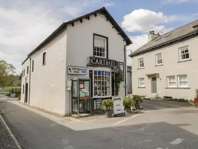 a building on the side of a street at Old Book Shop in Grange Over Sands