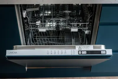 a dishwasher with its door open in a room at Host & Stay - The Coachouse at Pilgrim St in Liverpool