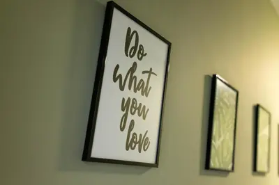 a picture frame with the words do what your bible hanging on a wall at Toft House - Air Host & Stay - Free Parking - Contractor Friendly in Liverpool