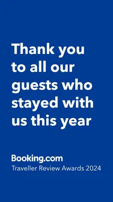 a blue background with the words thank you to all our guests who stayed with us at Well-appointed apartment in New Brighton in New Brighton